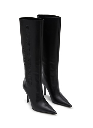 Detail View - Click To Enlarge - ALEXANDER WANG - Delphine 105 Tall Leather Boots
