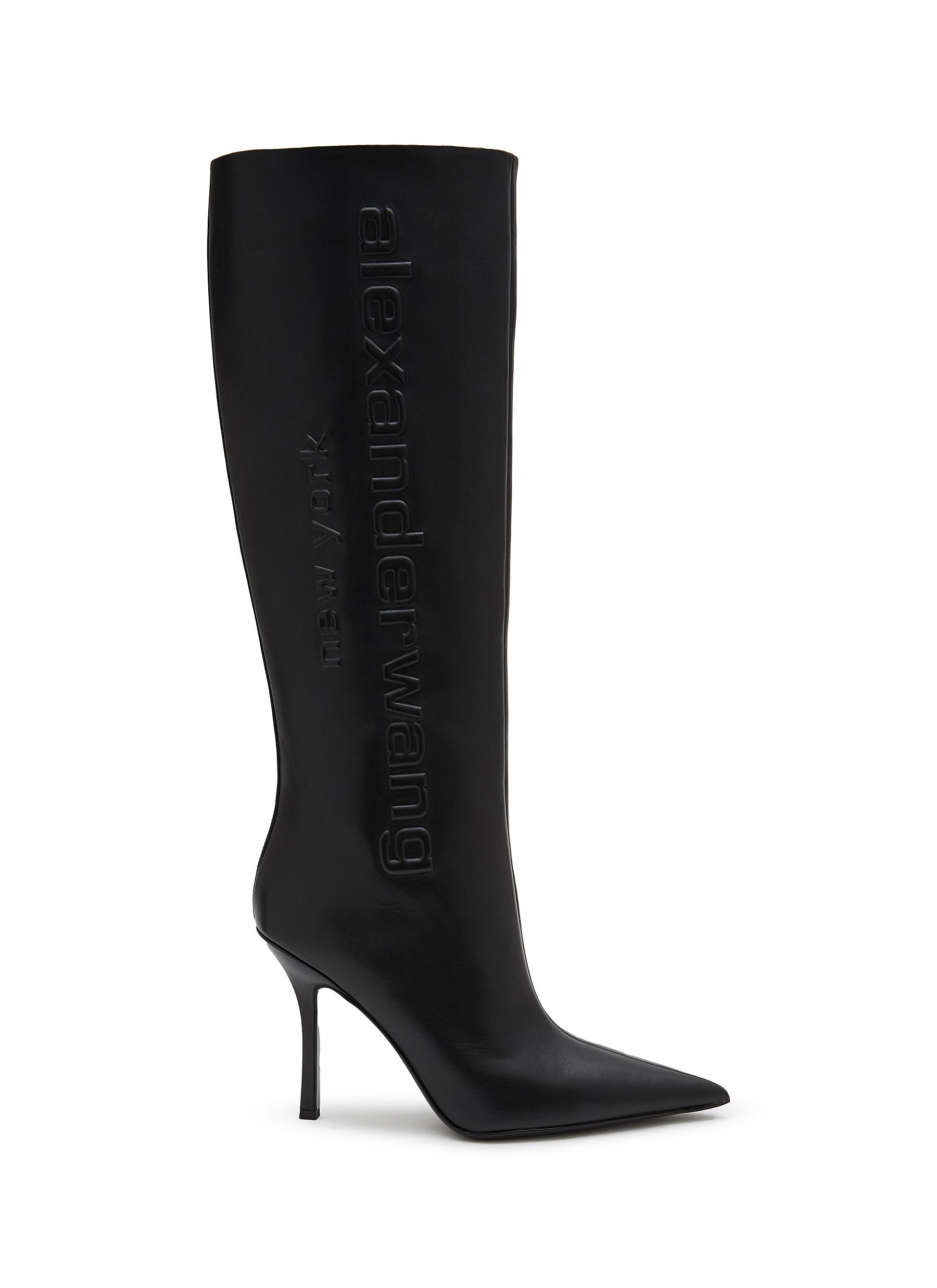 Alexander wang outlet black booties