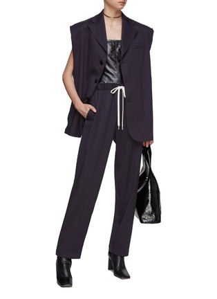 Figure View - Click To Enlarge - MM6 MAISON MARGIELA - Drawstring Waist Pants