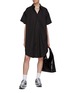Figure View - Click To Enlarge - MM6 MAISON MARGIELA - Mini Cotton Shirt Dress