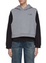 Main View - Click To Enlarge - MM6 MAISON MARGIELA - Panelled Hoodie