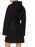Back View - Click To Enlarge - MM6 MAISON MARGIELA - Corset Hooded Mini Dress
