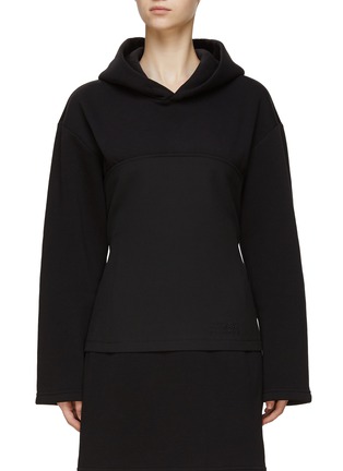 Main View - Click To Enlarge - MM6 MAISON MARGIELA - Corset Hooded Mini Dress