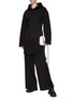 Figure View - Click To Enlarge - MM6 MAISON MARGIELA - Corset Hooded Mini Dress