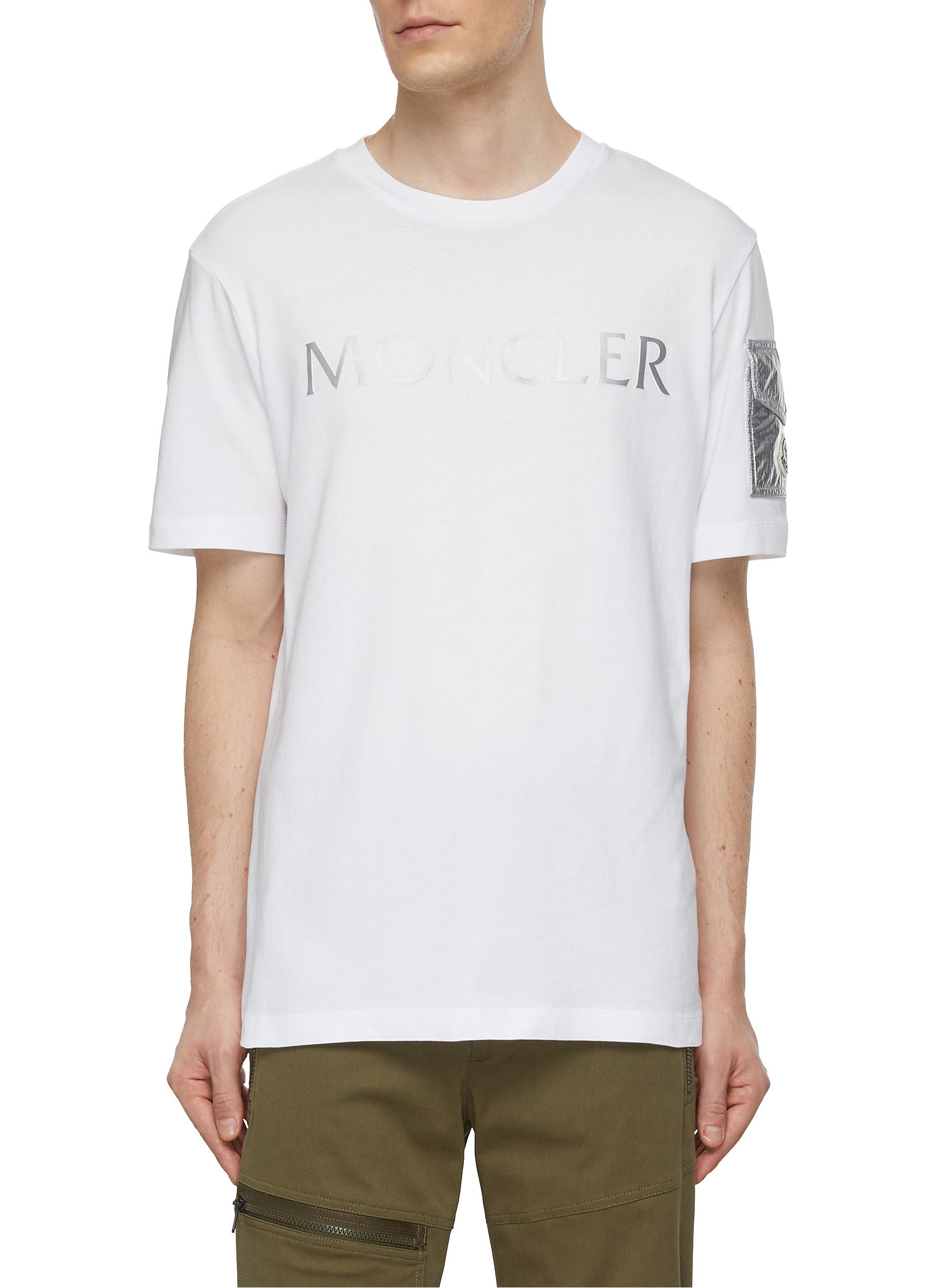 White moncler sales t shirt mens