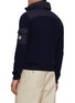 Back View - Click To Enlarge - MONCLER - Padded Wool Knit Jacket