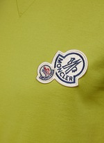 Moncler double logo t shirt deals