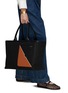 Figure View - Click To Enlarge - VALEXTRA - Borsa Canvas Shopping Tote Bag