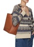 Figure View - Click To Enlarge - VALEXTRA - Medium Leather Bucket Bag