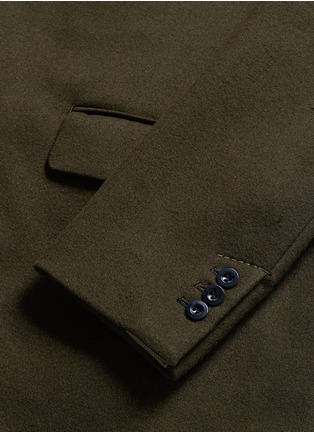  - SACAI - Shearling underlay wool military coat