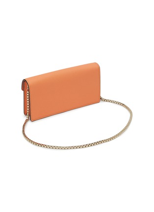 Detail View - Click To Enlarge - VALEXTRA - Iside Leather Clutch With Chain