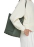 Figure View - Click To Enlarge - VALEXTRA - Medium Leather Bucket Bag