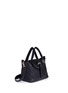 Front View - Click To Enlarge - 71172 - 'Thela' mini pebbled leather trapeze tote