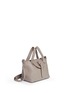 Front View - Click To Enlarge - 71172 - 'Thela' mini pebbled leather trapeze tote
