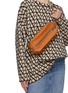 Figure View - Click To Enlarge - VALEXTRA - Large Origami Leather Shoulder Bag