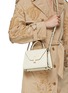 Figure View - Click To Enlarge - VALEXTRA - Micro Iside Leather Shoulder Bag