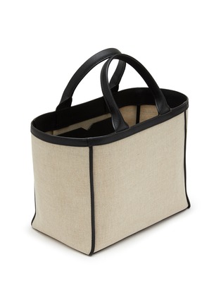 Detail View - Click To Enlarge - VALEXTRA - Mini Canvas Shopping Tote Bag