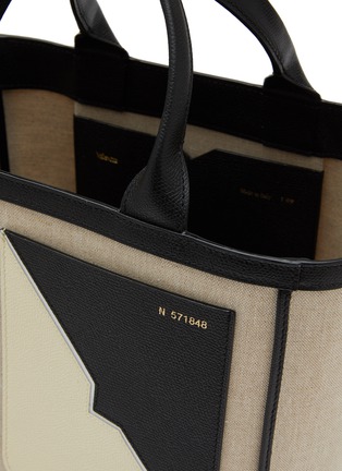 Detail View - Click To Enlarge - VALEXTRA - Mini Canvas Shopping Tote Bag