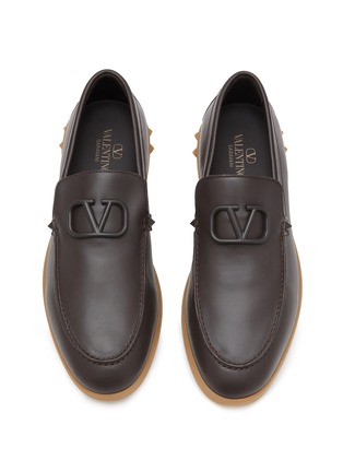 Detail View - Click To Enlarge - VALENTINO GARAVANI - Formal Leather Loafers