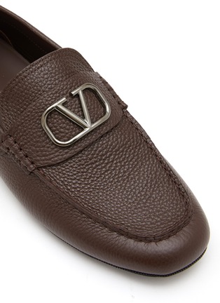 Detail View - Click To Enlarge - VALENTINO GARAVANI - VLOGO Driver Loafers