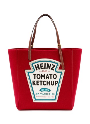 Main View - Click To Enlarge - ANYA HINDMARCH - Ketchup Recycled Felt Tote Bag