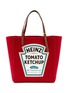 Main View - Click To Enlarge - ANYA HINDMARCH - Ketchup Recycled Felt Tote Bag