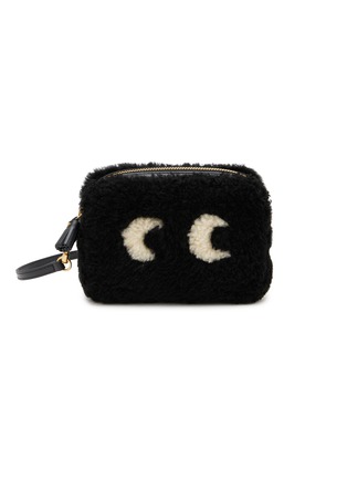 Main View - Click To Enlarge - ANYA HINDMARCH - Eyes Camera Shearling Crossbody Bag