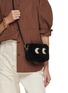 Figure View - Click To Enlarge - ANYA HINDMARCH - Eyes Camera Shearling Crossbody Bag
