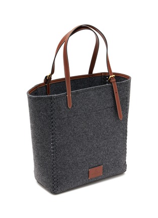 Detail View - Click To Enlarge - ANYA HINDMARCH - Eyes Recycled Felt Tote Bag