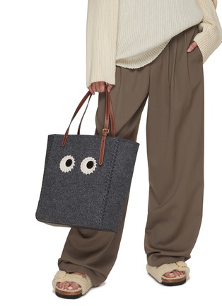 Figure View - Click To Enlarge - ANYA HINDMARCH - Eyes Recycled Felt Tote Bag