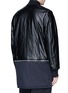 Back View - Click To Enlarge - SIKI IM / DEN IM - Detachable hem reversible nylon leather jacket