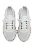 Detail View - Click To Enlarge - BRUNELLO CUCINELLI - Monili Side Tab Low Top Leather Sneakers