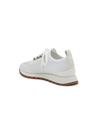  - BRUNELLO CUCINELLI - Monili Side Tab Low Top Leather Sneakers