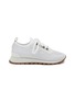 Main View - Click To Enlarge - BRUNELLO CUCINELLI - Monili Side Tab Low Top Leather Sneakers