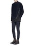 Figure View - Click To Enlarge - SIKI IM / DEN IM - Side zip cotton French terry sweatshirt