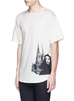 Front View - Click To Enlarge - SIKI IM / DEN IM - 'HEARTBREAKER' print oversized T-shirt