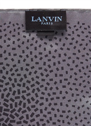 Detail View - Click To Enlarge - LANVIN - Confetti print silk pocket square