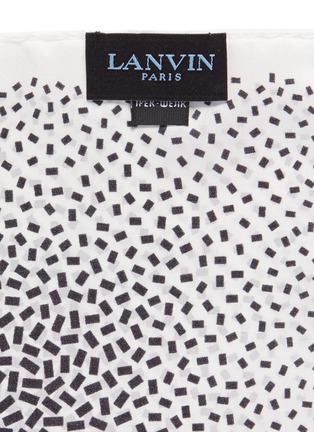 Detail View - Click To Enlarge - LANVIN - Confetti print silk pocket square