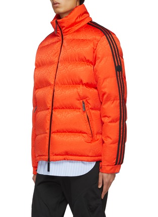 Detail View - Click To Enlarge - MONCLER - x adidas Originals Alpbach Allover Logo Jacquard Puffer Jacket