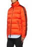 Detail View - Click To Enlarge - MONCLER - x adidas Originals Alpbach Allover Logo Jacquard Puffer Jacket