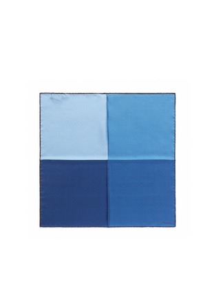 Main View - Click To Enlarge - LANVIN - Colourblock silk twill pocket square