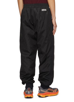 Back View - Click To Enlarge - MONCLER - x adidas Originals Allover Logo Jacquard Trackpants