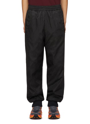 Main View - Click To Enlarge - MONCLER - x adidas Originals Allover Logo Jacquard Trackpants