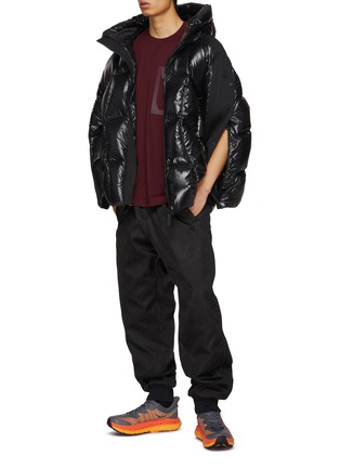 Figure View - Click To Enlarge - MONCLER - x adidas Originals Allover Logo Jacquard Trackpants