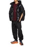 Figure View - Click To Enlarge - MONCLER - x adidas Originals Allover Logo Jacquard Trackpants