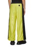 Back View - Click To Enlarge - MONCLER - x adidas Originals Bi-Fabric Wide Leg Sweatpants