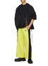 Figure View - Click To Enlarge - MONCLER - x adidas Originals Bi-Fabric Wide Leg Sweatpants
