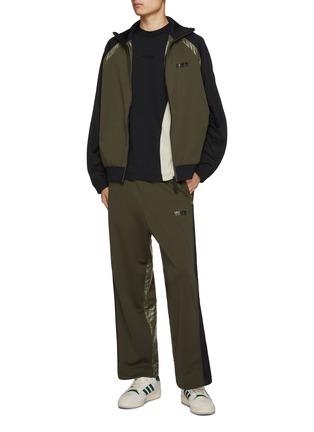 Figure View - Click To Enlarge - MONCLER - x adidas Originals Bi-Fabric Jacket