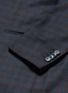 Detail View - Click To Enlarge - PAUL SMITH - Slim fit gingham check wool blazer