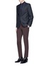 Figure View - Click To Enlarge - PAUL SMITH - Slim fit gingham check wool blazer
